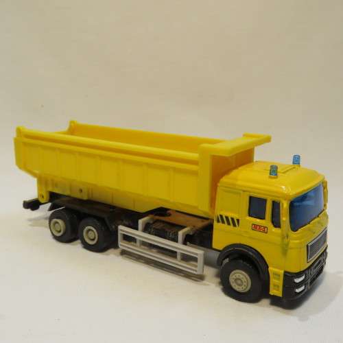 Die-cast and plastic construction truck