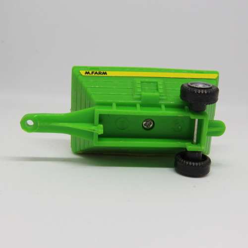 M.Farm plastic toy tractor with corn trailer