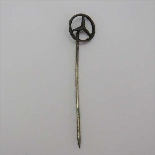 Vintage silver Mercedes-Benz stick pin