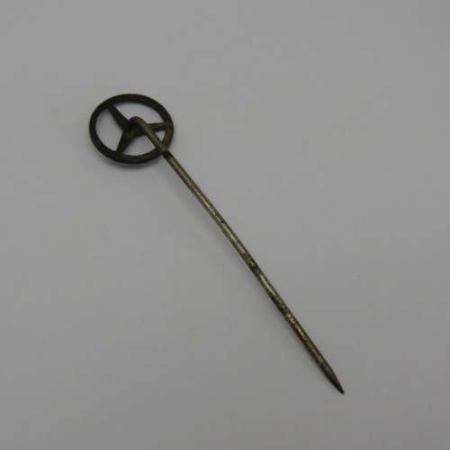 Vintage silver Mercedes-Benz stick pin