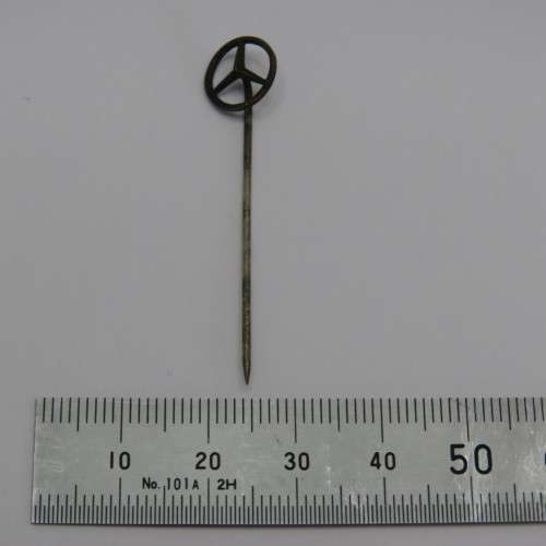 Vintage silver Mercedes-Benz stick pin