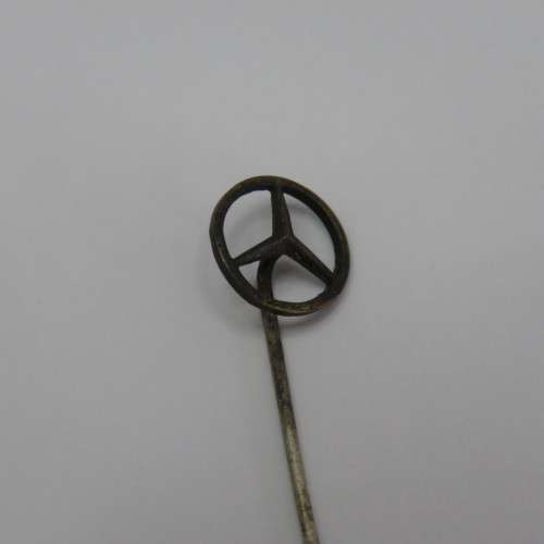 Vintage silver Mercedes-Benz stick pin