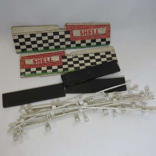 Lot of vintage Tri-Ang Scalextric controllers and accessories