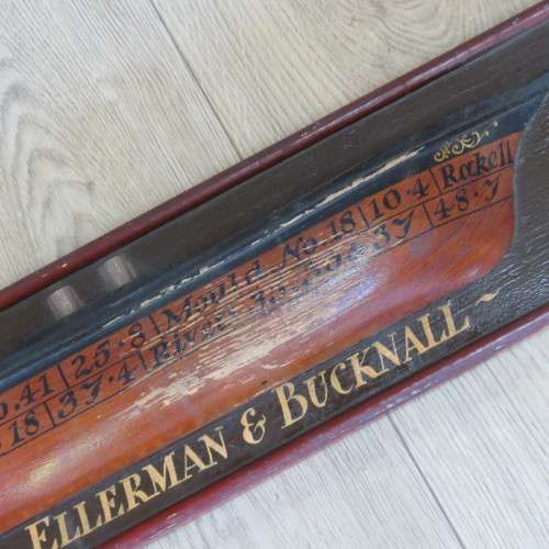 Union Castle - Ellerman and Bucknall ships plaque - 17,5 x 69 cm
