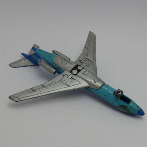 Lintoy Boeing 727 Braniff International die-cast model airplane