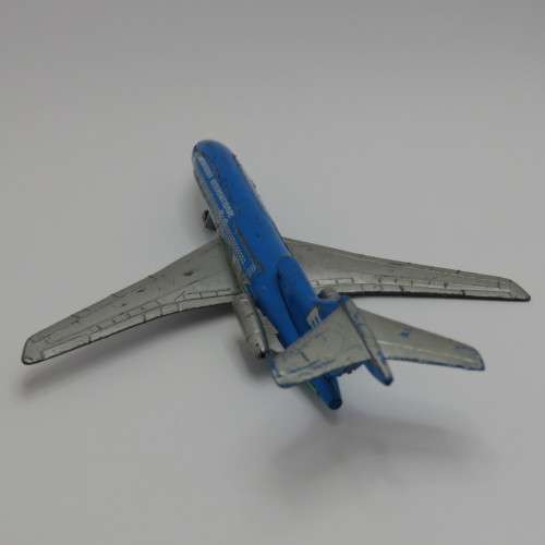Lintoy Boeing 727 Braniff International die-cast model airplane
