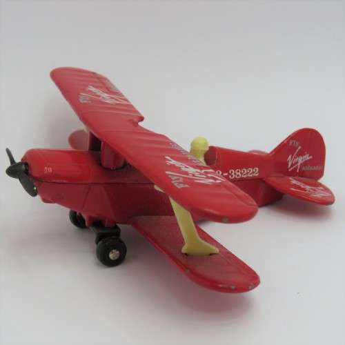 Matchbox SB-12 Pitts Special die-cast airplane - Fly Virgin Atlantic