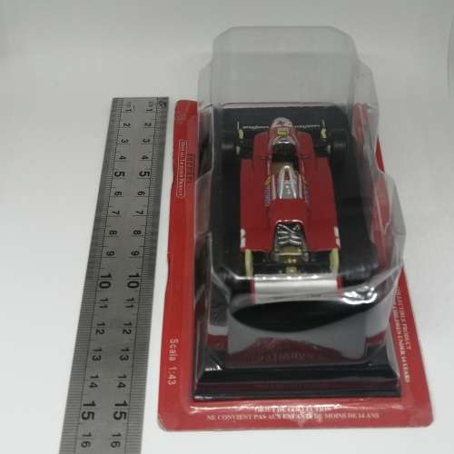 Ferrari F126 C2 die-cast model car - #27 G. Villeneuve - some damage to packaging -  scale 1/43