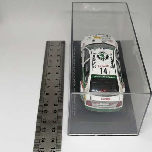 Skoda Octavia WRC die-cast rally model car - 2003 Monte Carlo Rallye - scale 1/43