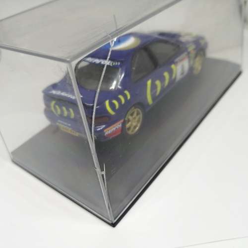 Subara Impreza die-cast rally model car - 1995 RAC rally - scale 1/43 - case cracked