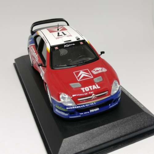 Citroen Xsara WRC die-cast rally model car - 2003 Rally de Monte Carlo - scale 1/43