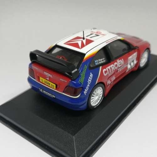 Citroen Xsara WRC die-cast rally model car - 2003 Rally de Monte Carlo - scale 1/43