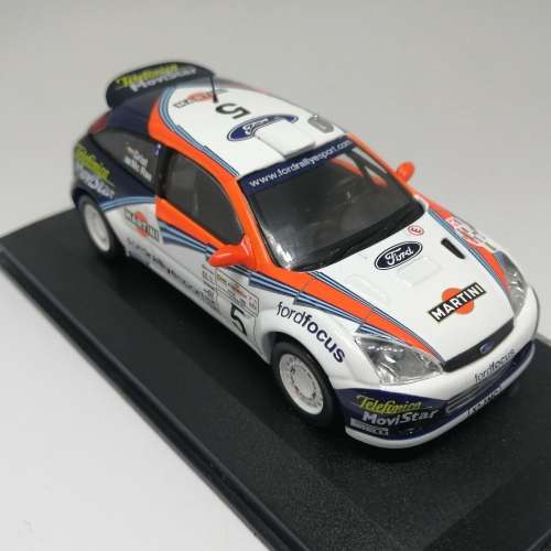 Ford Focus WRC die-cast rally model car - 2002 Acropolis Rally - #5 C. McRae / N. Grist
