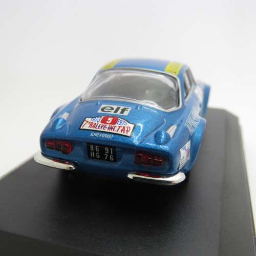 Alpine Renault A110 die-cast rally model car - 1973 Rally de Portugal - Scale 1/43