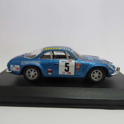 Alpine Renault A110 die-cast rally model car - 1973 Rally de Portugal - Scale 1/43