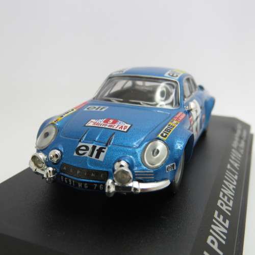 Alpine Renault A110 die-cast rally model car - 1973 Rally de Portugal - Scale 1/43