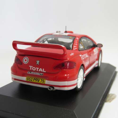 Peugeot 307 WRC die-cast rally model car - 2004 Monte Carlo rally - Scale 1/43