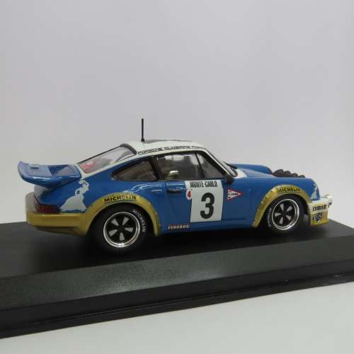 Porsche 911 Carrera RS die-cast rally model car - 1978 Rally Monte Carlo - Scale 1/43