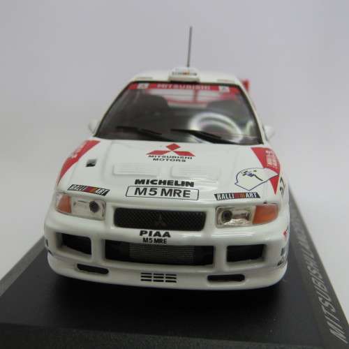 Mitsubishi Lancer EVO III die-cast rally model car - 1000 Lakes Rally 1996 - Scale 1/43