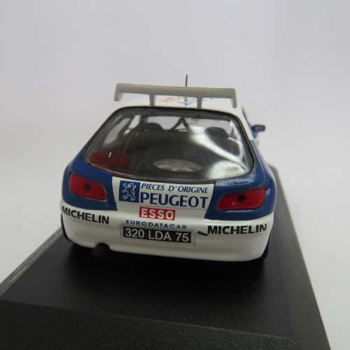 Peugeot 306 Maxi die-cast rally model car - 1996 Rallye de Monte Carlo - Scale 1/43