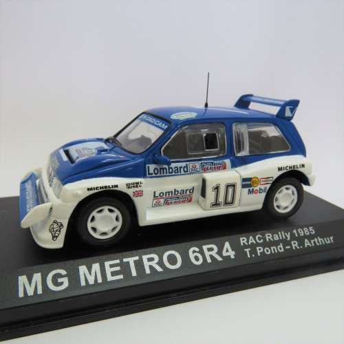 MG Metro 6R4 die-cast rally model car - RAC rally 1985 - Scale 1/4