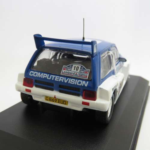 MG Metro 6R4 die-cast rally model car - RAC rally 1985 - Scale 1/4