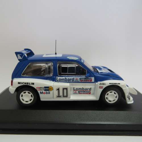 MG Metro 6R4 die-cast rally model car - RAC rally 1985 - Scale 1/4