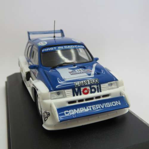 MG Metro 6R4 die-cast rally model car - RAC rally 1985 - Scale 1/4