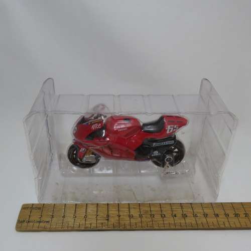 Maisto Ducati Desmosedici die-cast motorcycle - #65 Loris Capirossi - Scale 1/18 in box