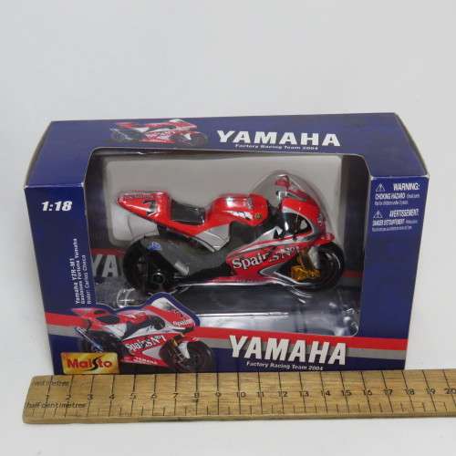 Maisto 2004 Yamaha YZR-M1 Gauloises Fortuna Spains No.1 MotoGP die-cast motorcycle - #7