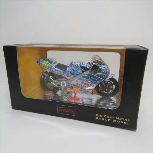 Saico Honda NSR 500 MotoGP die-cast motorcycle - #46 Valentino Rossi - Scale 1/18 in box