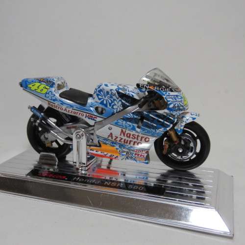 Saico Honda NSR 500 MotoGP die-cast motorcycle - #46 Valentino Rossi - Scale 1/18 in box