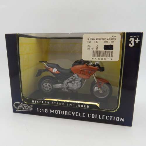 MotorMax BMW F650 CS die-cast motorcycle - Scale 1/18 in box