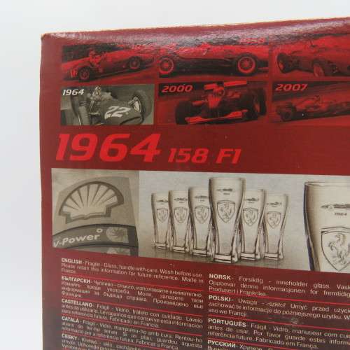 Shell V-Power 1964 Ferrari 158 F1 souvenir glass