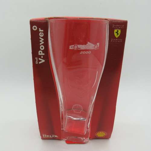 Shell V-Power 2000 Ferrari F1-2000 souvenir glass