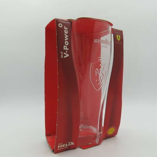 Shell V-Power 2000 Ferrari F1-2000 souvenir glass