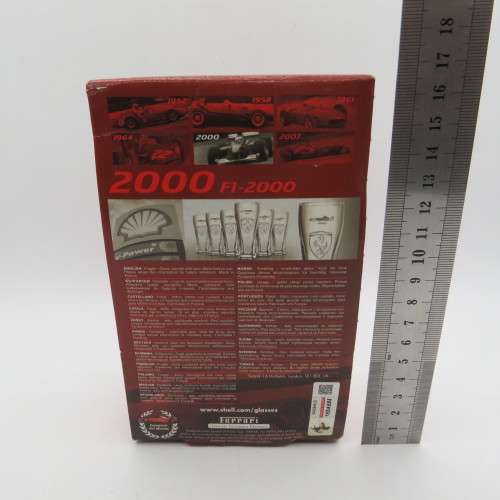 Shell V-Power 2000 Ferrari F1-2000 souvenir glass