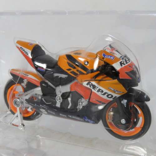 Maisto 2007 Honda RC212V Repsol MotoGP die-cast motorcycle - #1 Nicky Hayden - Scale 1/18 in box