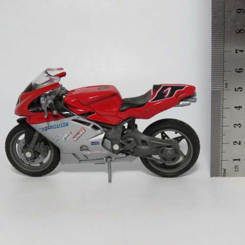 Majorette MV Agusta 750 die-cast motorcycle - scale 1/18v