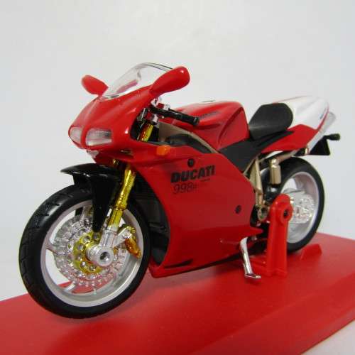 Maisto Ducati 998 R die-cast motorcycle - scale 1/18 in box