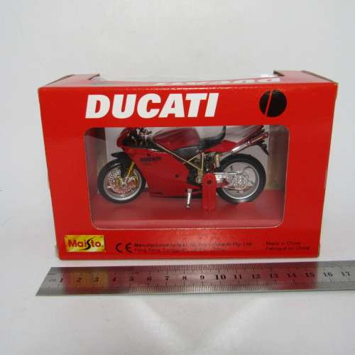 Maisto Ducati 998 R die-cast motorcycle - scale 1/18 in box