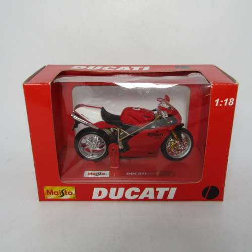 Maisto Ducati 998 R die-cast motorcycle - scale 1/18 in box
