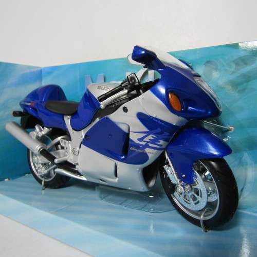 Maisto Suzuki GSX 1300 R Hayanusa die-cast motorcycle - scale 1/12 in bo