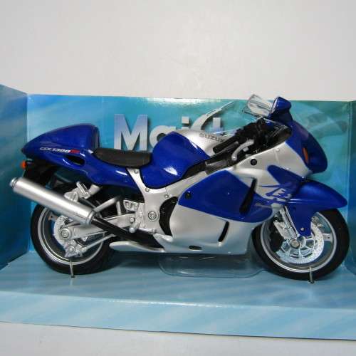 Maisto Suzuki GSX 1300 R Hayanusa die-cast motorcycle - scale 1/12 in bo