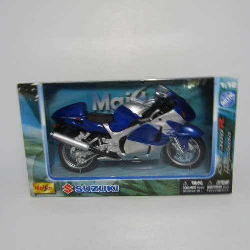 Maisto Suzuki GSX 1300 R Hayanusa die-cast motorcycle - scale 1/12 in bo