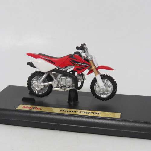 Maisto Honda CRF50F dirt bike die-cast motorcycle - Scale 1/18 in box