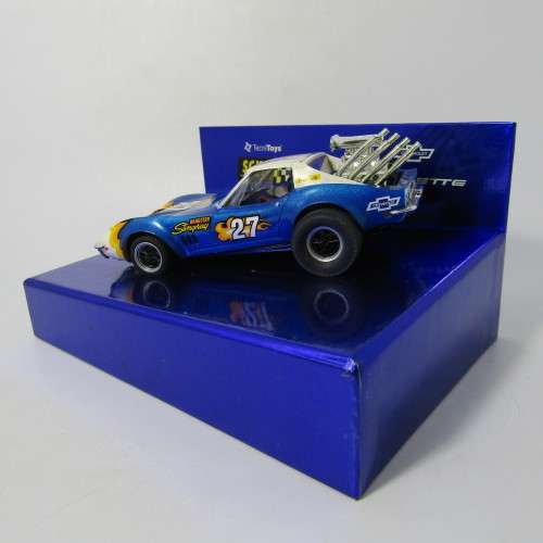 SCX Vintage edition Chevrolet Corvette Stingray Dragstar slot car in box - 1/33