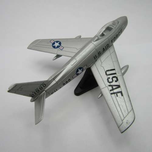 US Air Force F-86F Sabre die-cast model plane