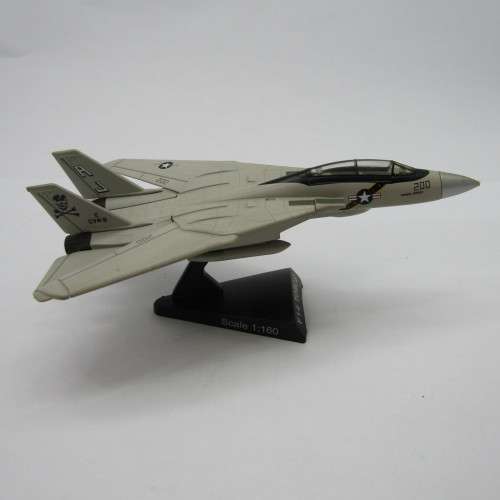 US Navy F14 Tomcat die-cast plane - scale1/160