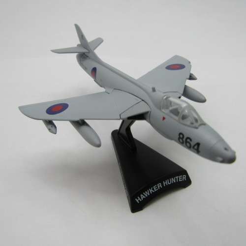 Royal Navy Hawker Hunter die-cast model plane - scale 1/120